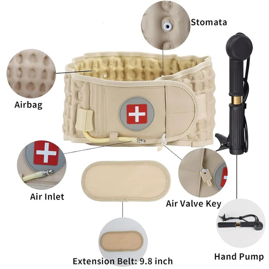 Spinal Air Traction Belt โ Inflatable Lumbar Support