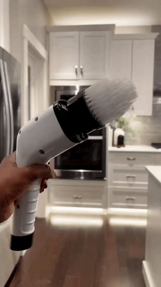 Electric Cleaning Brush JY-6010 – Cordless Scrubber with 6 Brush Heads
