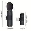 Wireless Lavalier Lapel Microphone – Plug & Play Clip Mic for iPhone & iPad