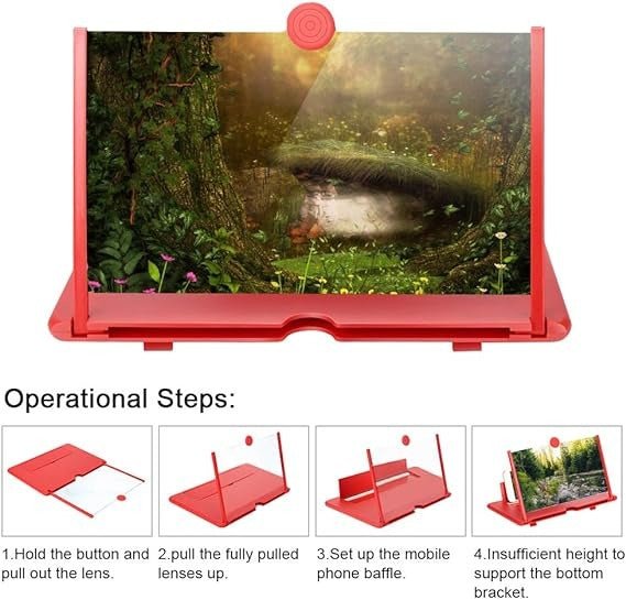 3D Magnifier Mobile Screen - Nexora storePersonalize your own text here