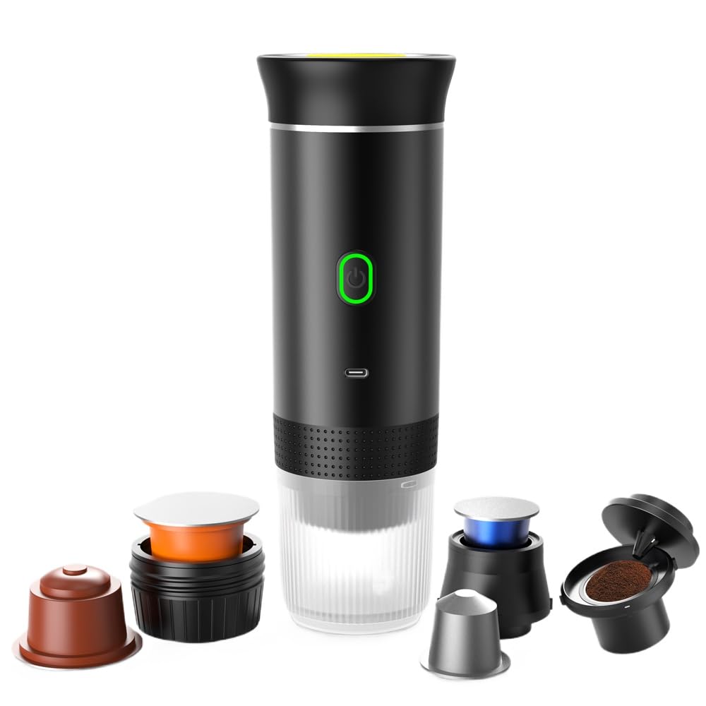 Portable Espresso Machine – Handheld Coffee Maker for Travel