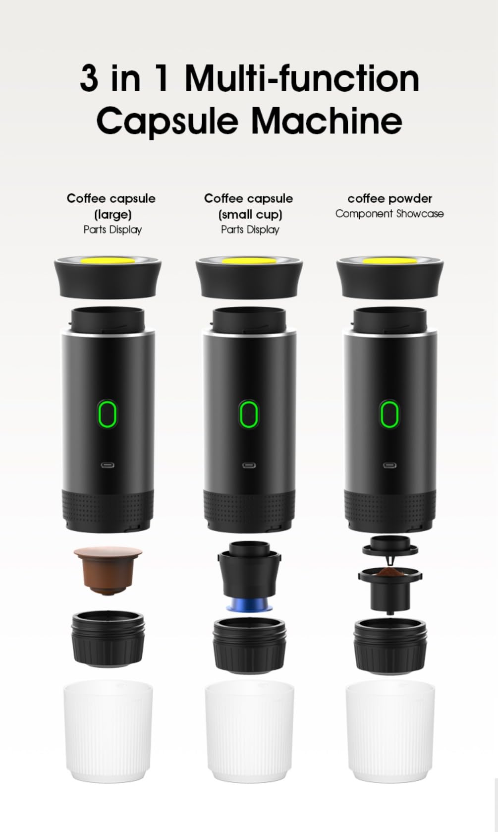 Portable Espresso Machine – Handheld Coffee Maker for Travel