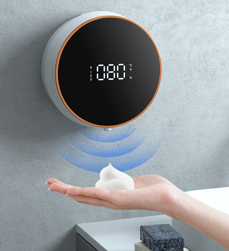 Automatic Induction Hand Sanitizer Machine – Wall Mounted Foam Dispenser with LED & USB Charging