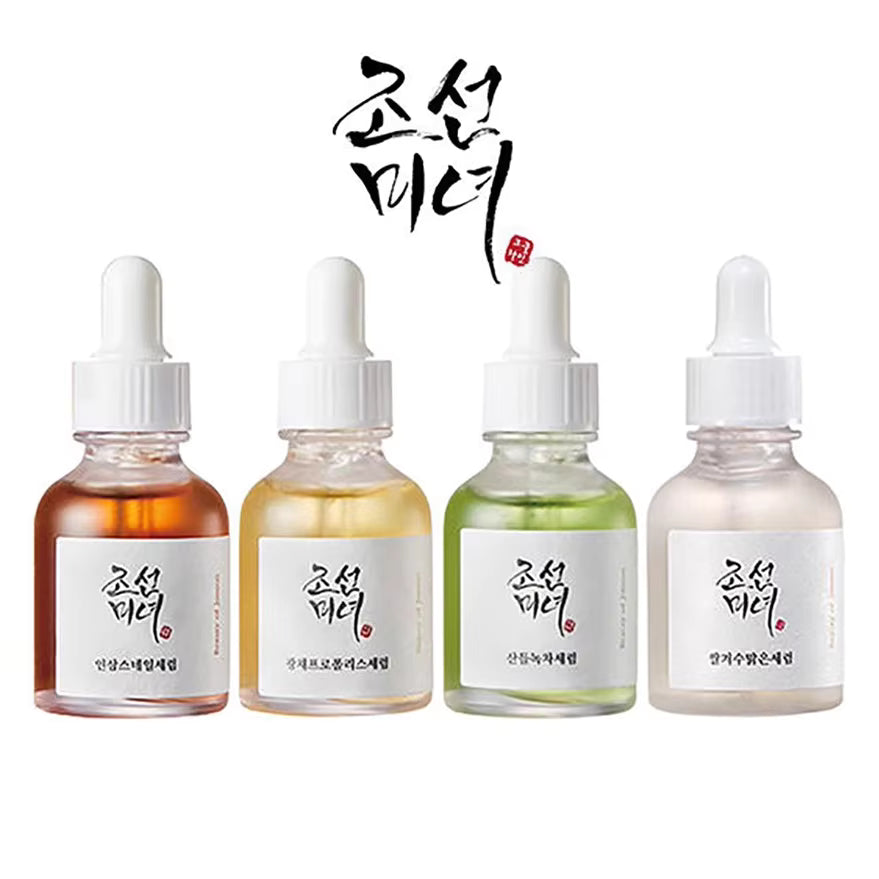 Korean Glow Serum - Green Tea & Niacinamide Revitalizing Face Treatment