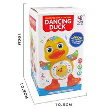 Electric Dancing Duck Toy - Interactive Musical Animal with Flashing Lights for Kids