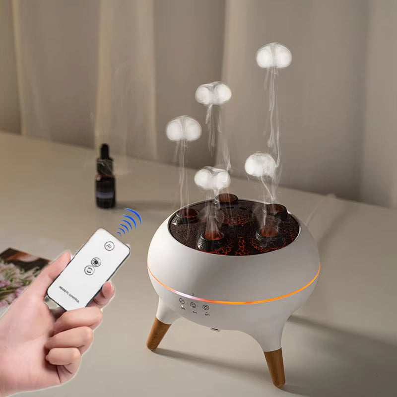 Jellyfish Aromatherapy Diffuser with LED Lights & Remote