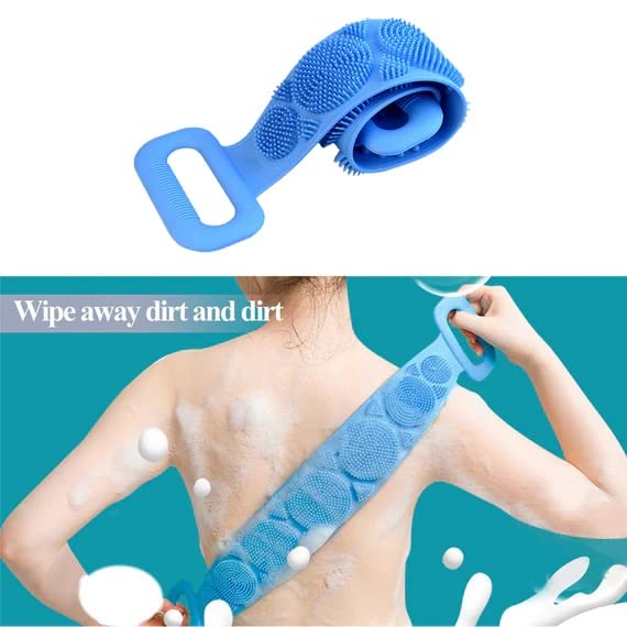 Body Back Scrubber – Deep Cleansing Exfoliating Scrubber with Long Handle - Nexora storePersonalize your own text here