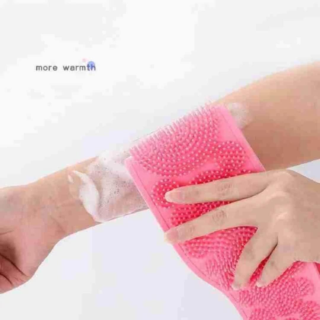 Body Back Scrubber – Deep Cleansing Exfoliating Scrubber with Long Handle - Nexora storePersonalize your own text here
