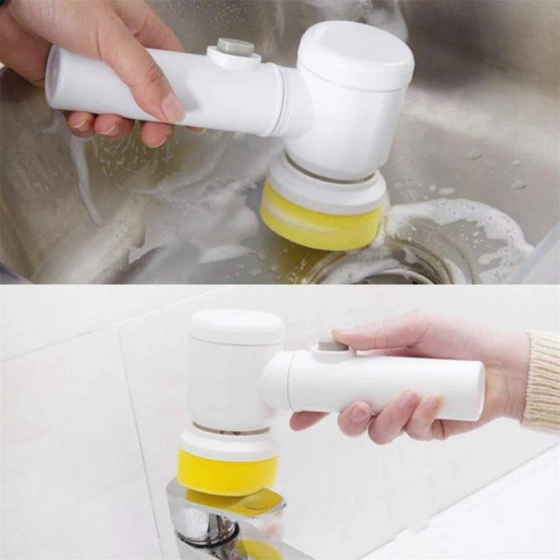 Cleaning Magic Electric Brush (5-in-1) | فرشاة كهربائية سحرية 5 في 1 - Nexora storePersonalize your own text here