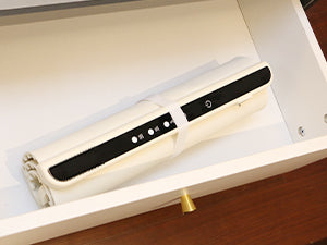Flexible Heated Board – Foldable Nano-Silicone Warming Tray stored in a drawer ready for use.