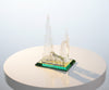Dubai Burj Al Arab & Skyline Crystal Souvenir – Landmark Decorative Showpiece