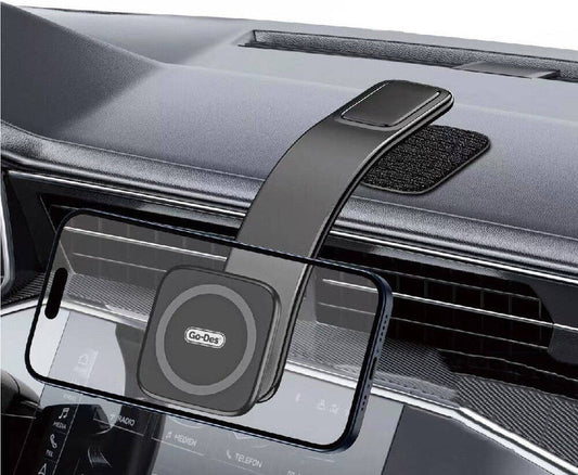 Flat Car Phone Holder – Magnetic Dashboard Mount for Phones & GPS