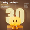 Cute Pumpkin Silicone Night Light – Dimmable USB Rechargeable Lamp