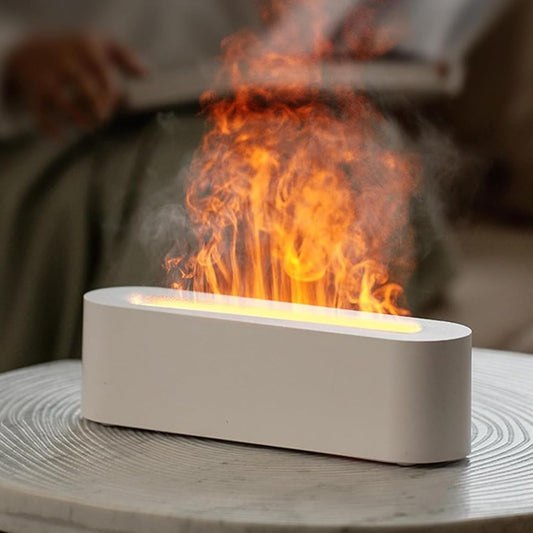 Home Flame Aroma Diffuser – Ultrasonic Humidifier & Essential Oil Diffuser