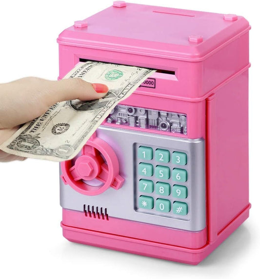 Trolley Case Electronic Piggy Bank – Kids ATM Money Box with Password & Music
