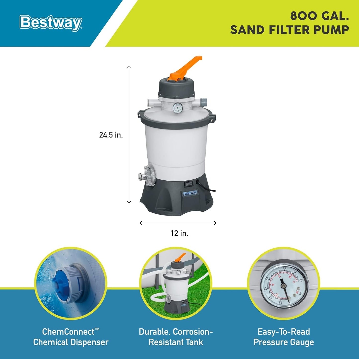 Bestway FlowClear™ Polysphere™ Pool & Spa Water Filter – 500g