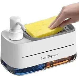 🧴 Stainless Steel Kitchen Soap Dispenser – Refillable Countertop Pump for Dish or Hand Soap