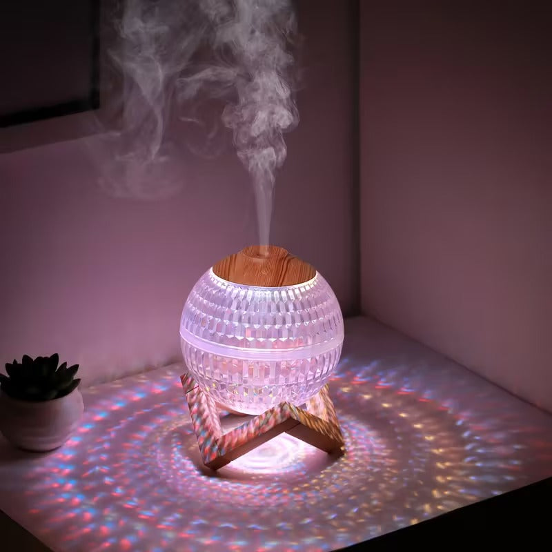 Household Bedroom Crystal Ball Humidifier Desktop – Atmosphere Night Light
