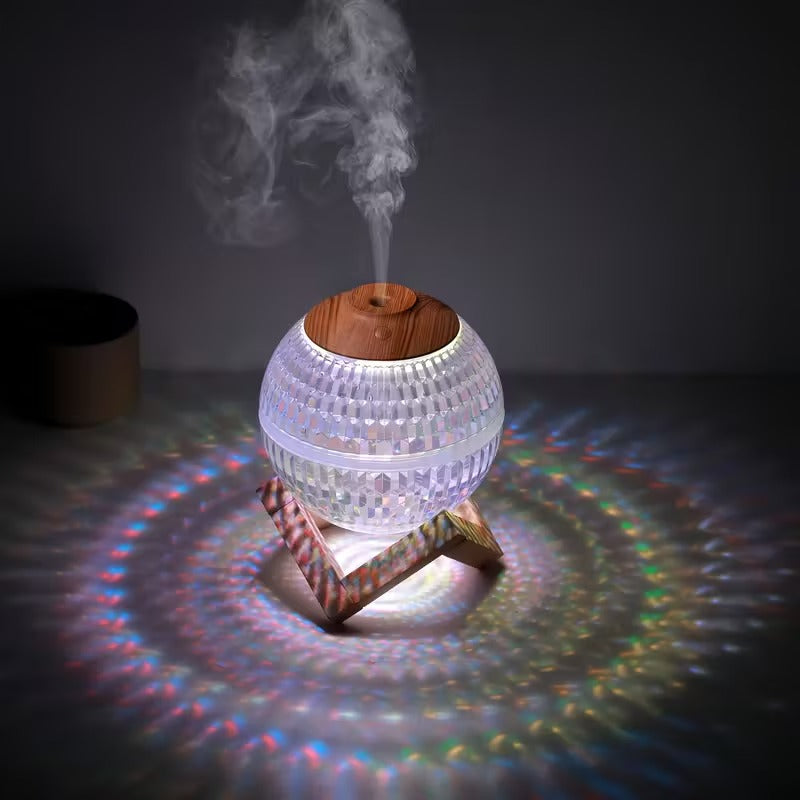 Household Bedroom Crystal Ball Humidifier Desktop – Atmosphere Night Light