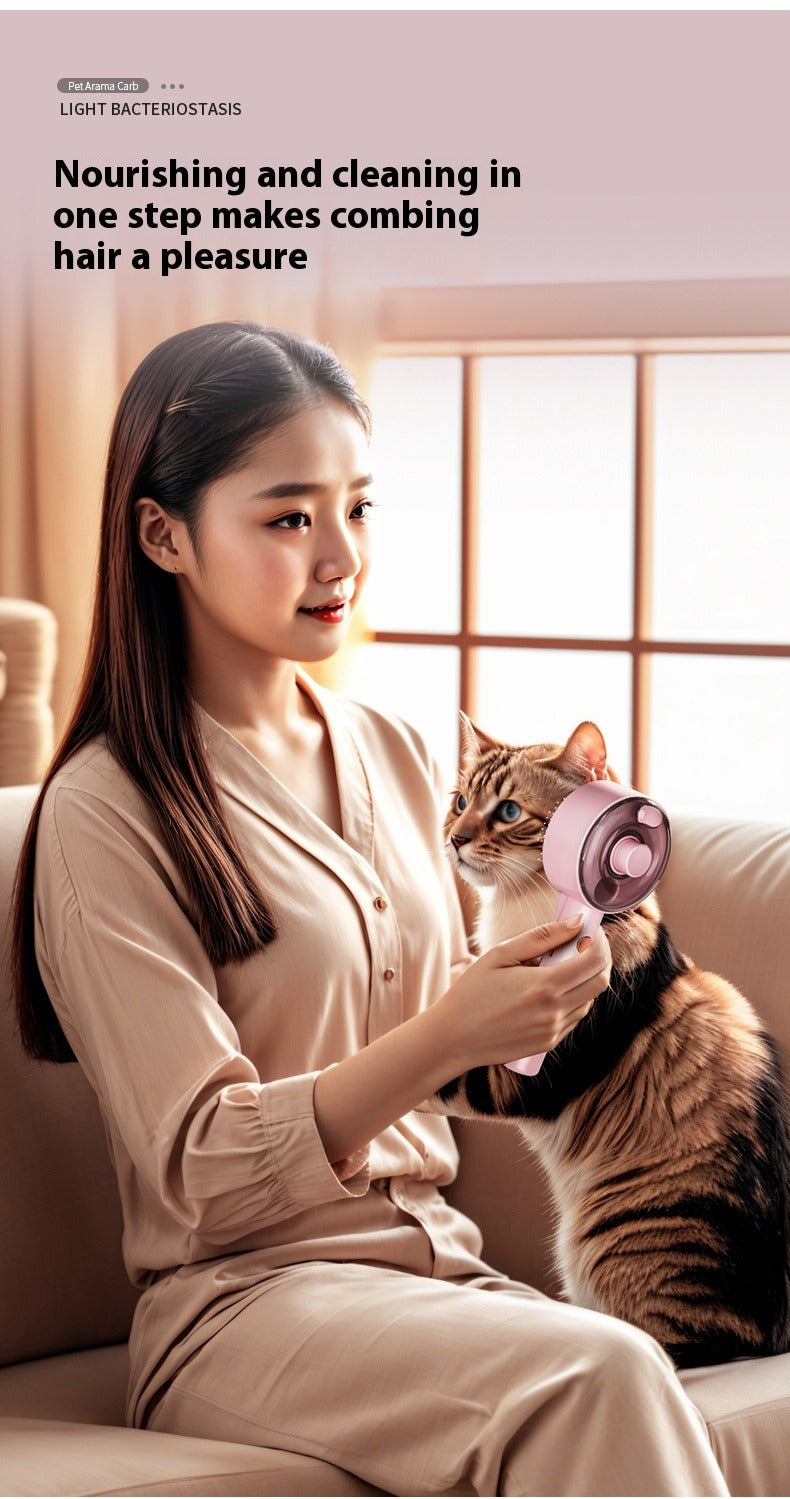 Pet UV Sterilization Spray Grooming Comb