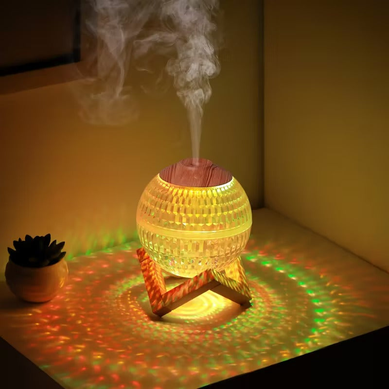 Household Bedroom Crystal Ball Humidifier Desktop – Atmosphere Night Light