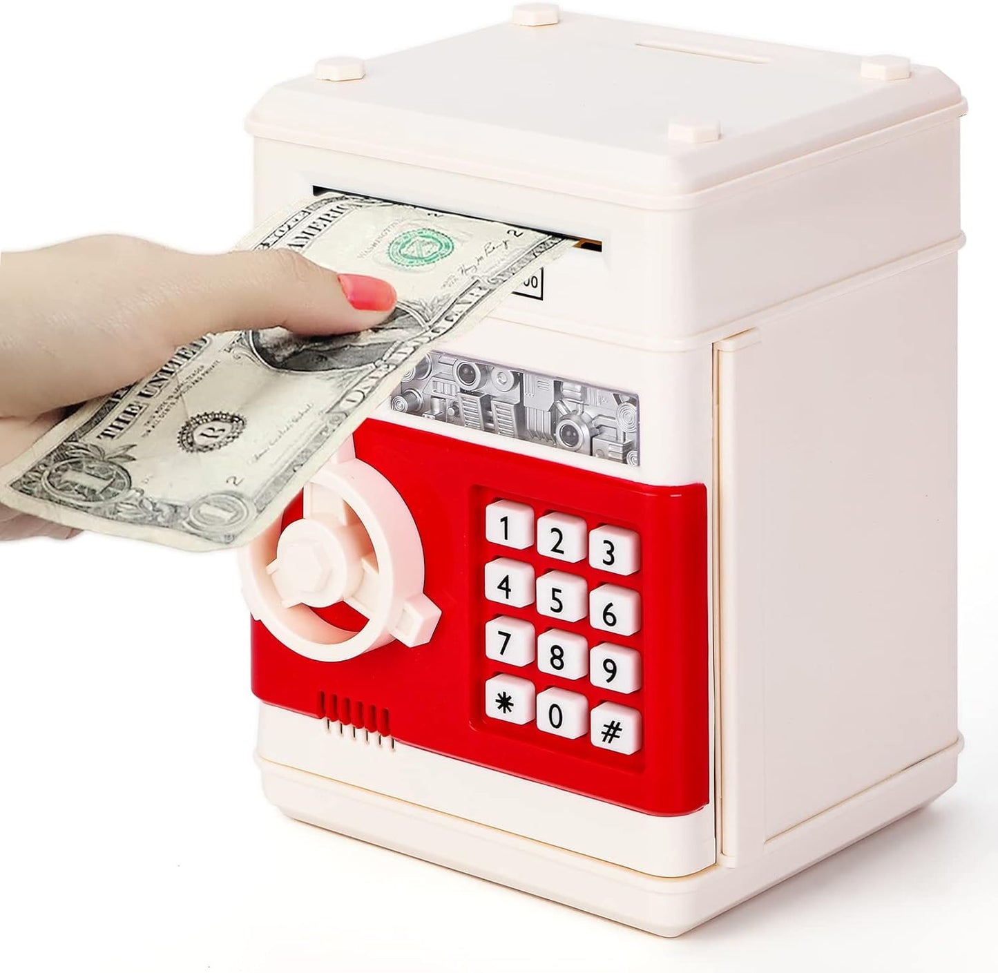 Trolley Case Electronic Piggy Bank – Kids ATM Money Box with Password & Music