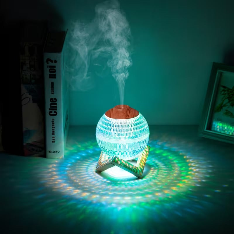 Household Bedroom Crystal Ball Humidifier Desktop – Atmosphere Night Light
