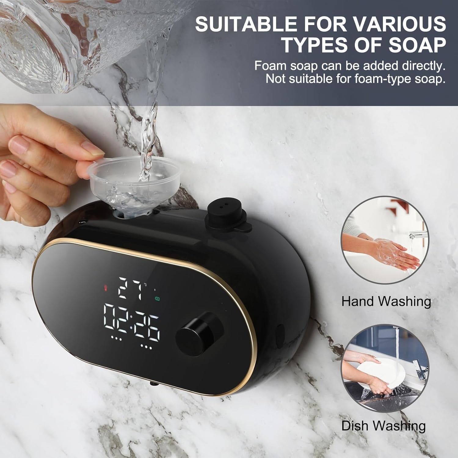 Automatic Hand Sanitizer Soap Dispenser – Wall Mounted USB Foam