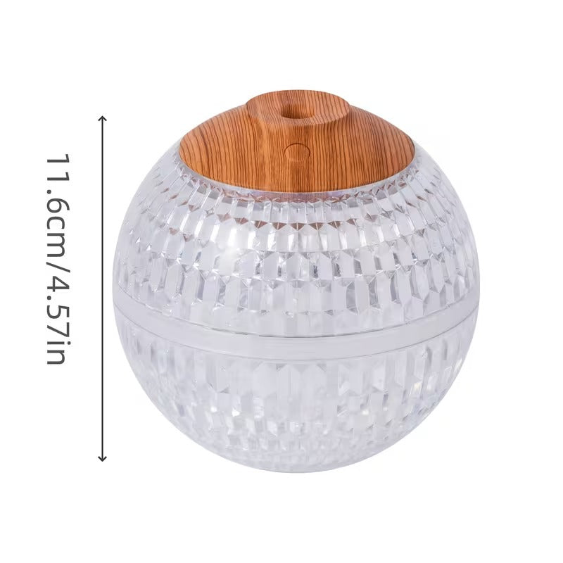 Household Bedroom Crystal Ball Humidifier Desktop – Atmosphere Night Light