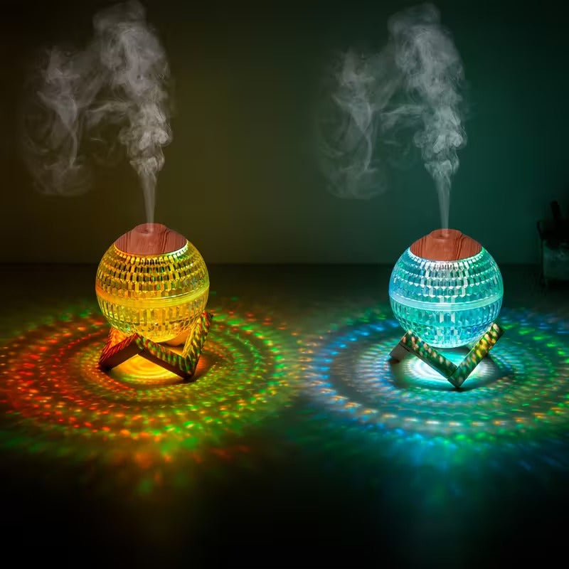 Household Bedroom Crystal Ball Humidifier Desktop – Atmosphere Night Light