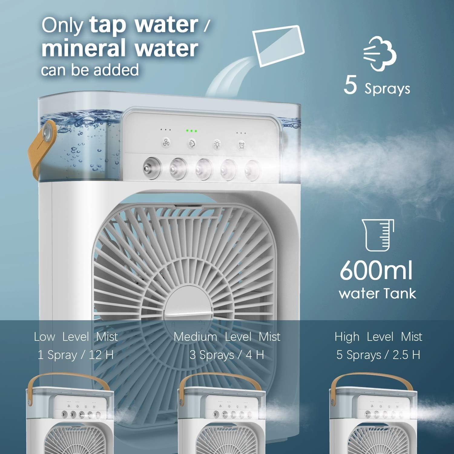 Cooling Fan With Ice