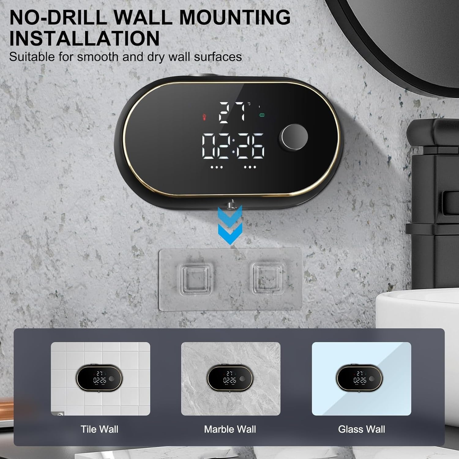 Automatic Hand Sanitizer Soap Dispenser – Wall Mounted USB Foam