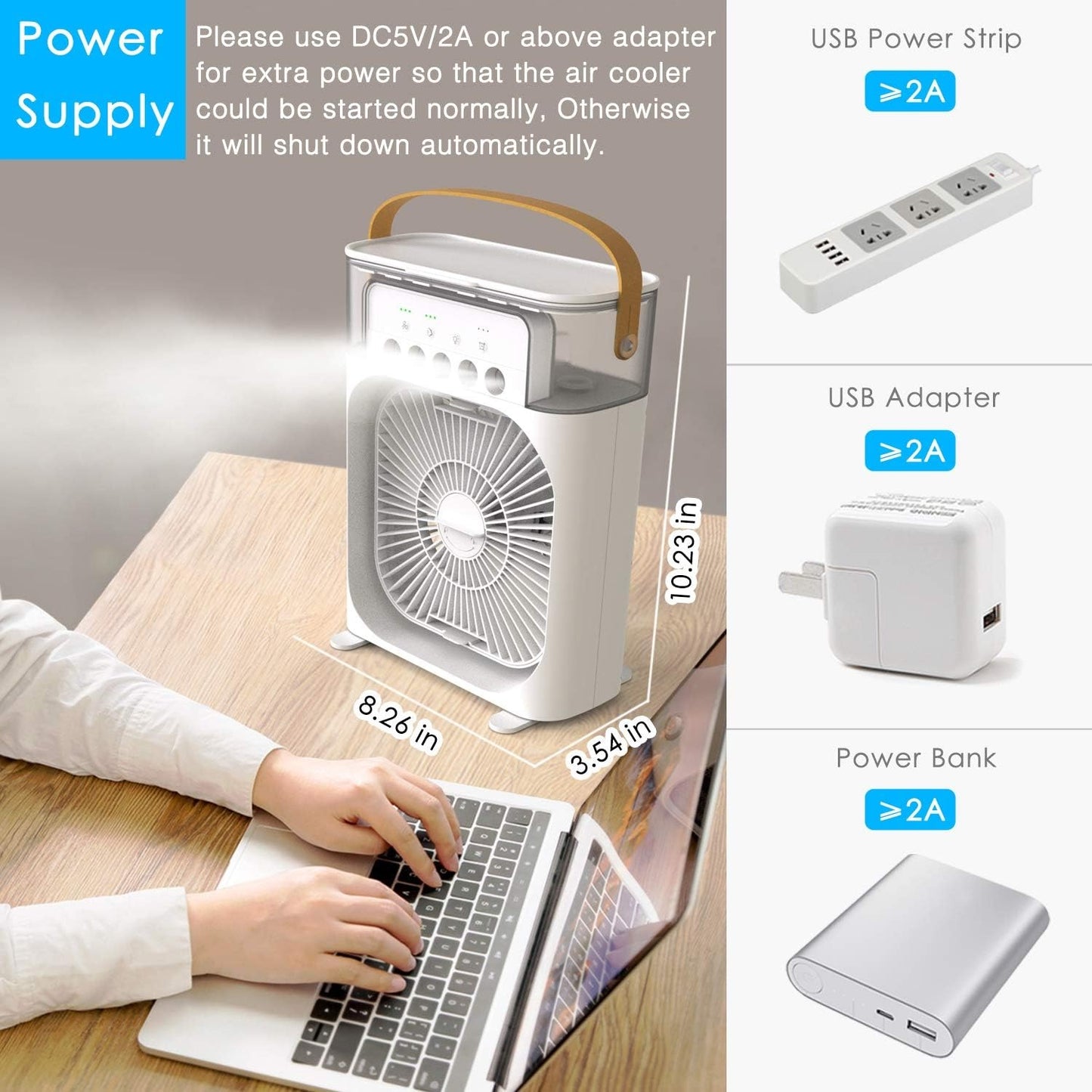 Cooling Fan With Ice