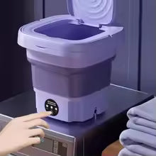 Foldable Mini Laundry Machine – Portable Collapsible Washing Machine