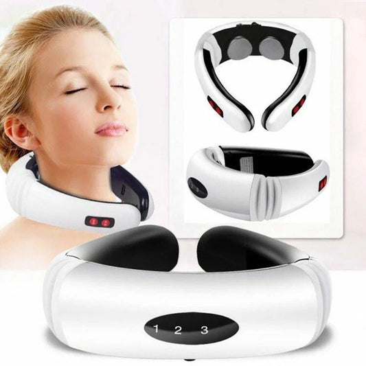 Smart Electric Neck Massager – EMS Pain Relief & Cervical Therapy Device