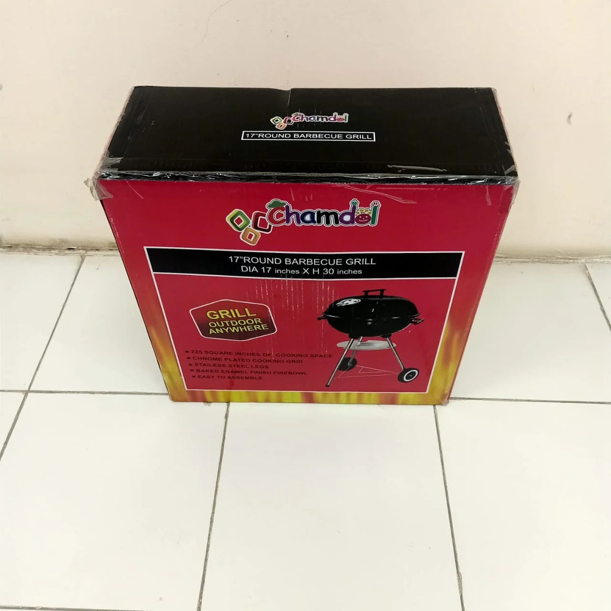 GrillMate Combo BBQ & Hob — Portable Charcoal Grill with Side Burner