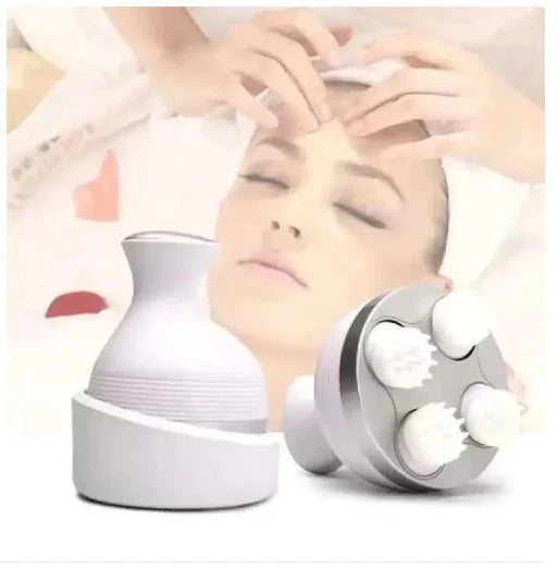 Electric Scalp & Body Massager – Handheld USB Rechargeable Relaxation Tool