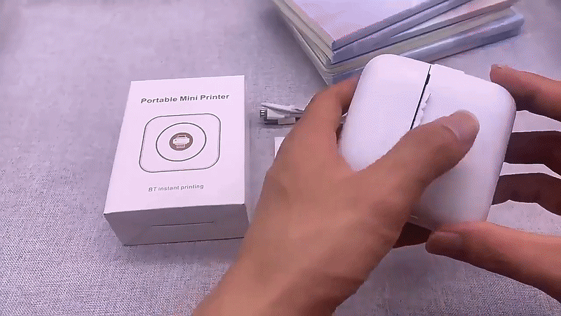 Portable Mini Printer – Bluetooth Instant Thermal Printing, No Ink Required