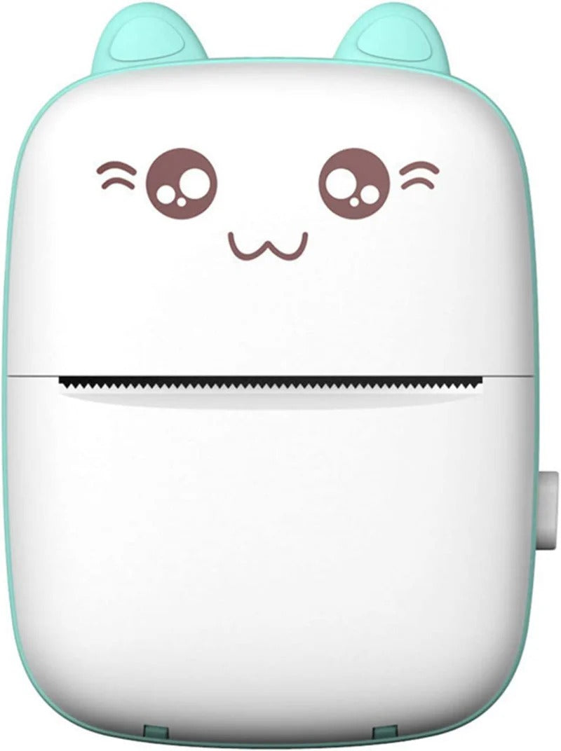 Portable Mini Pocket Printer – Wireless BT Thermal Printer, No Ink, 1000mAh