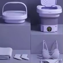 Foldable Mini Laundry Machine – Portable Collapsible Washing Machine