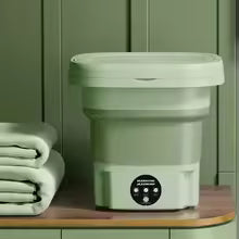 Foldable Mini Laundry Machine – Portable Collapsible Washing Machine