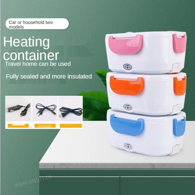 Electric Lunch Box Heater – Portable Food Warmer for Car & Office