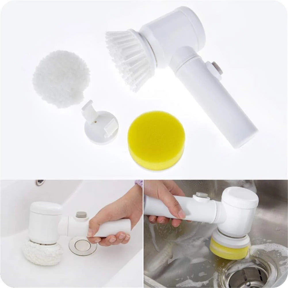 Cleaning Magic Electric Brush (5-in-1) | فرشاة كهربائية سحرية 5 في 1