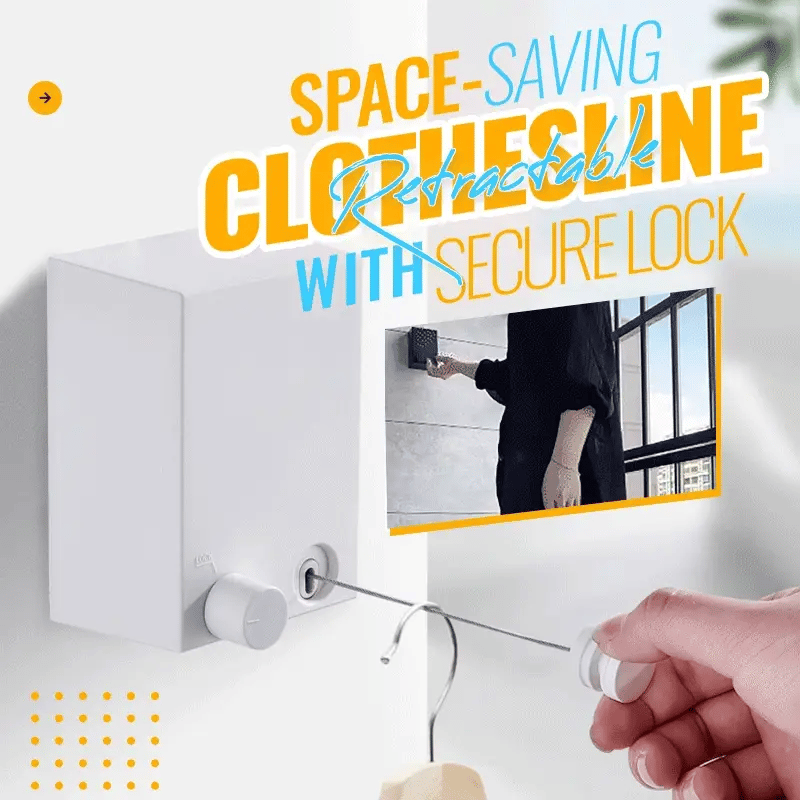 Telescopic Retractable Clothesline — Extendable 4.2M Drying Rope