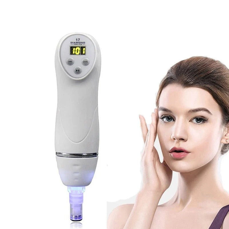 Diamond Microdermabrasion Blackhead Remover — 10-in-1 Suction & Skin Renewal