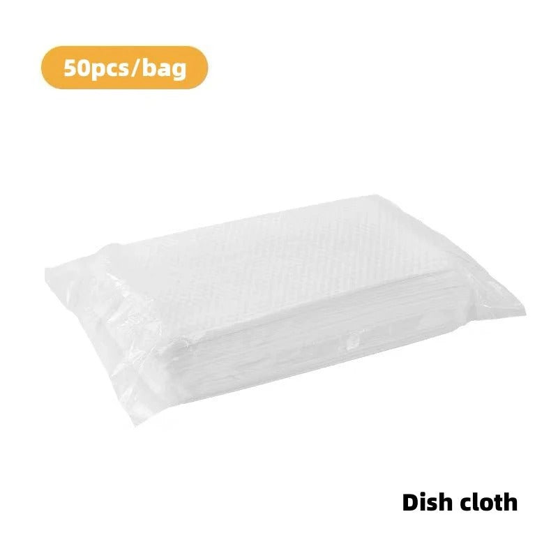 Magic Dust Brush with 50 Disposable Rags – Hands-Free Cleaning Tool