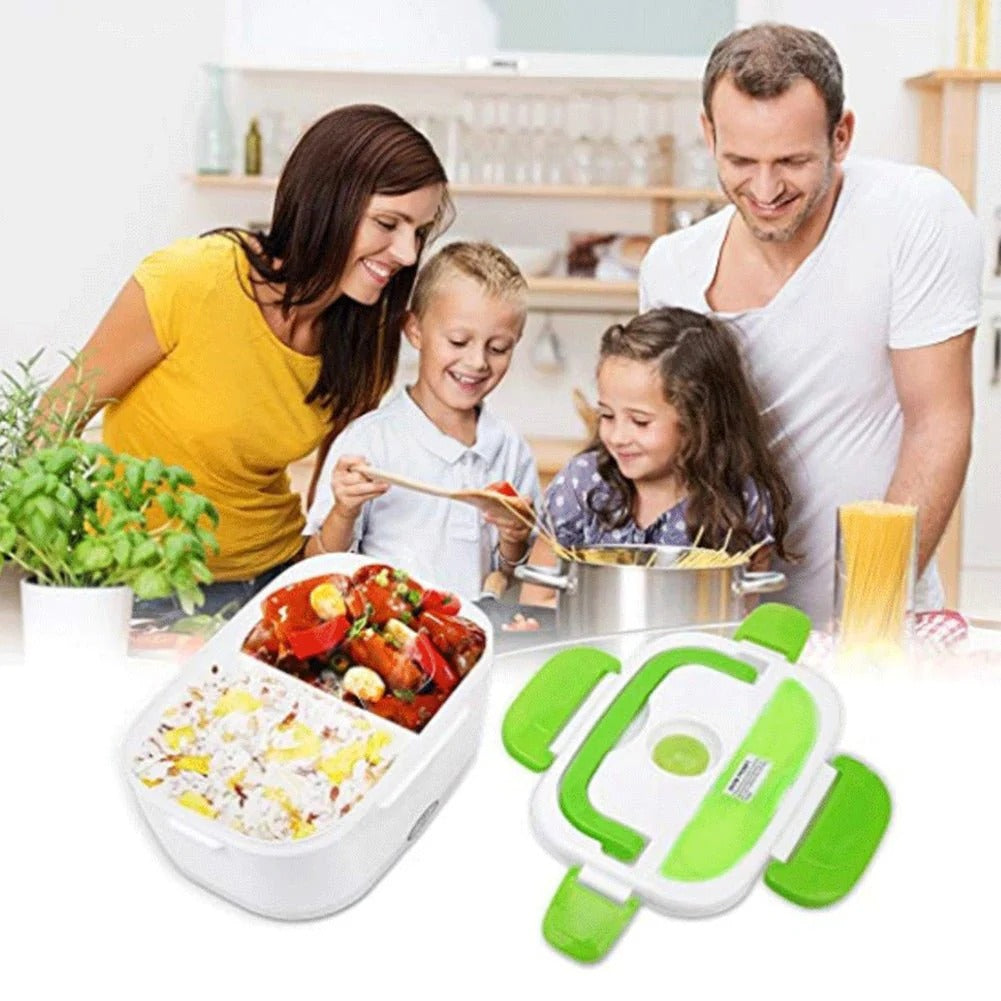 Electric Lunch Box Heater – Portable Food Warmer for Car & Office