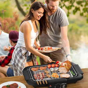 Portable Electric Grill — 2000W Smokeless Indoor & Outdoor BBQ