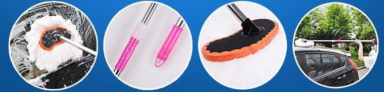 Car Wash Brush – Soft Microfiber Cleaning Brush 95cm & 125cm