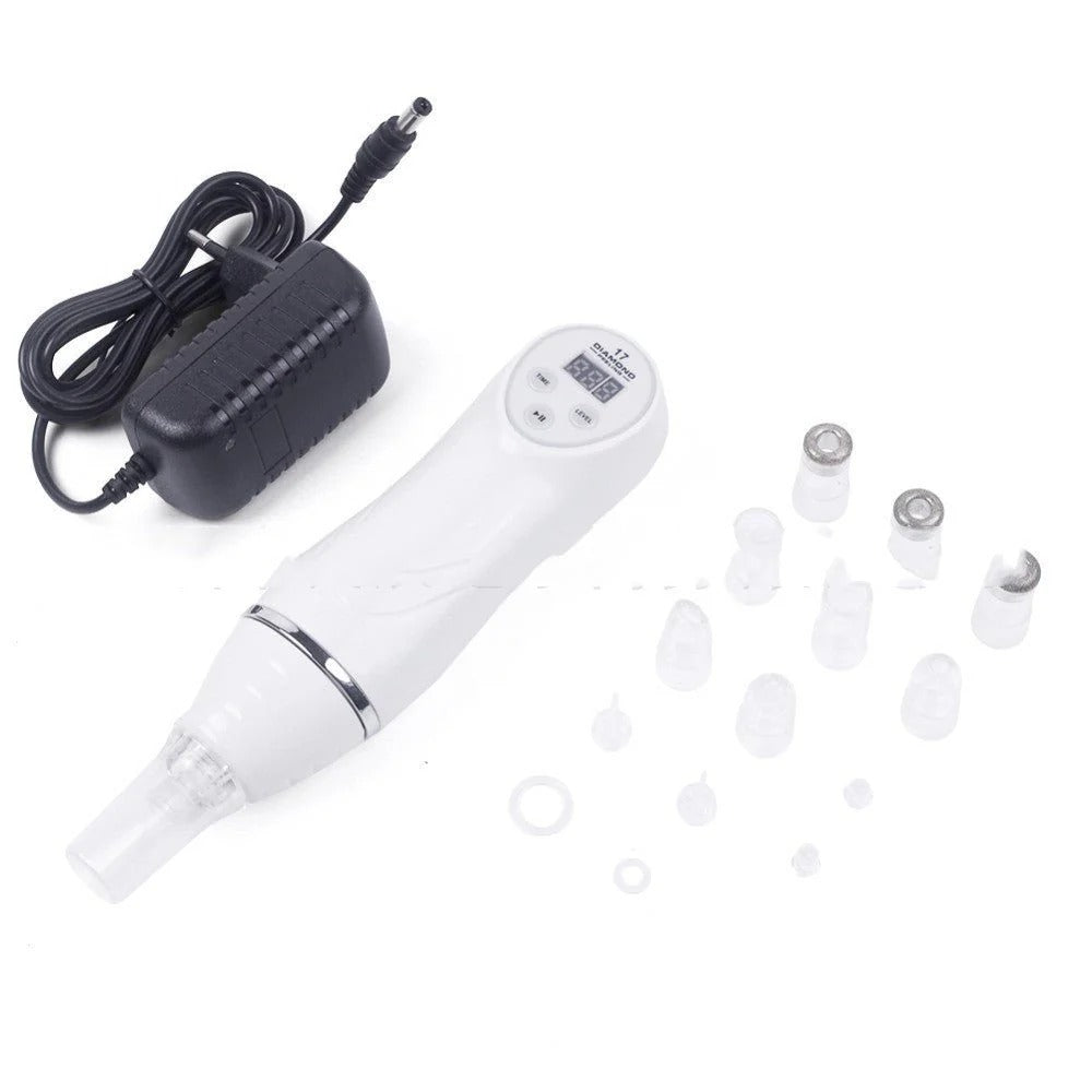 Diamond Microdermabrasion Blackhead Remover — 10-in-1 Suction & Skin Renewal